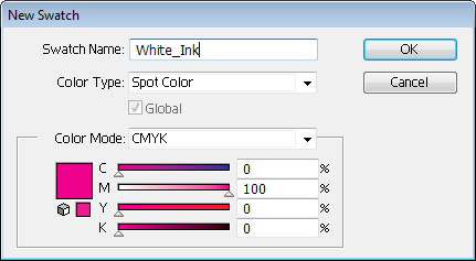 White Ink Layer White Ink